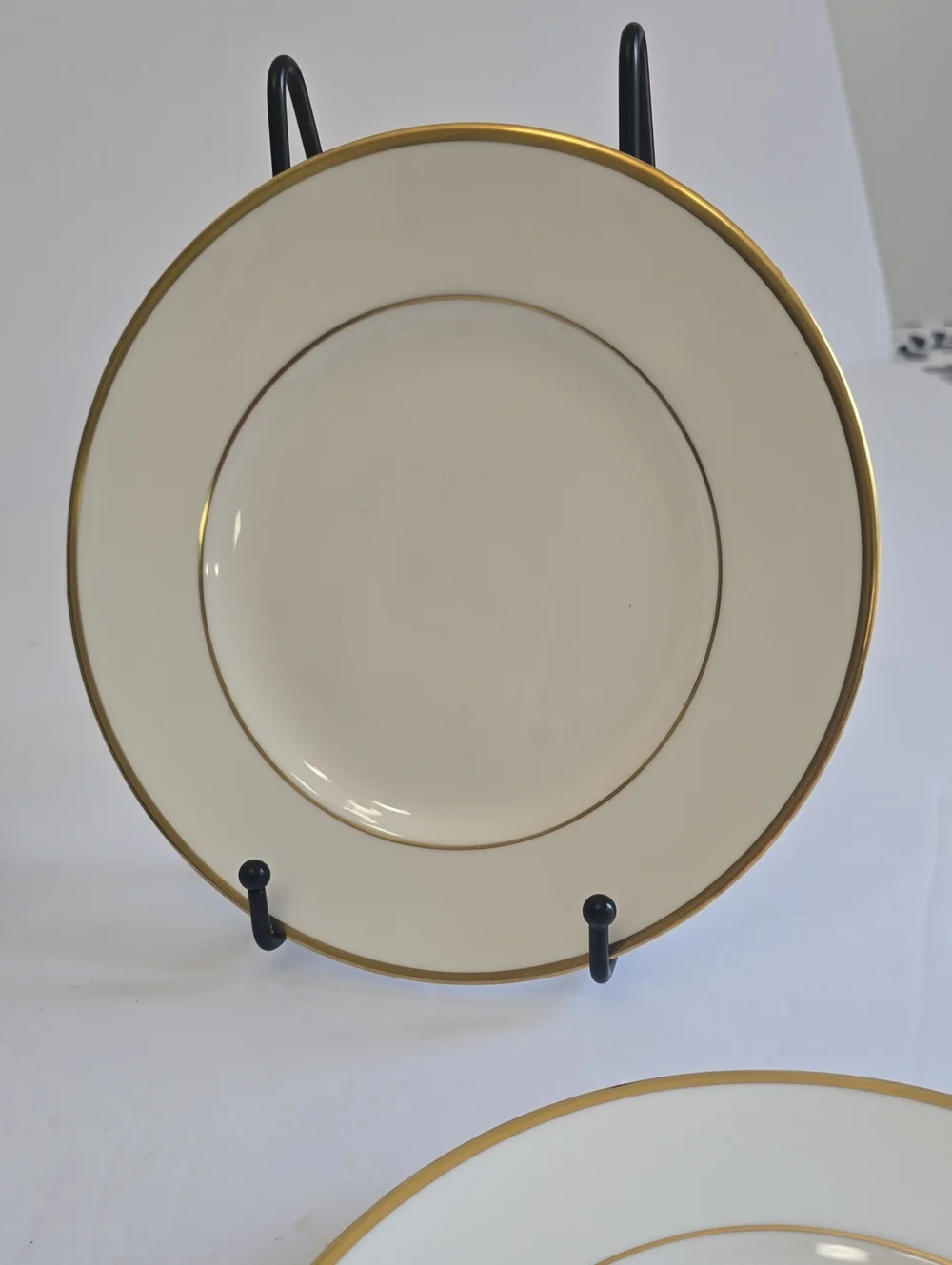 Wedgwood Set Of 4 California Bone China Salad Plates Ivory W4377 Made In England